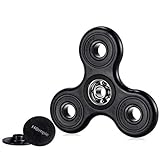Hompie Fidget Spinner, High-speed Revolution Stress Reducer with Premium Bearing Hand Fidget Spinner Perfect for ADD,ADHD,Anxiety,Autism Adult and Children(Black)