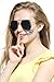 2017 Fashion Women Large Metal Oversized Aviator Polarized Driver Sunglasses