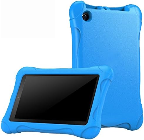 ANMANI Kids Case for Fire 7 2015 - Ultra Slim Lightweight Shock Proof Case for Fire 7 Tablet (will only fit Fire 7" Display 5th Generation - 2015 release), BLUE COLOR