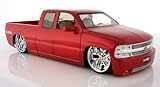 2002 Chevy Silverado Diecast Model Pick Up Truck - 1:18 Scale RED