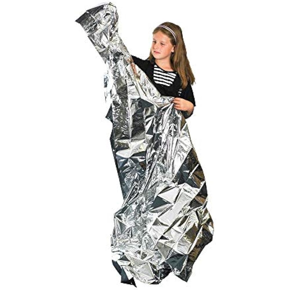 ANMEILU Emergency Mylar Thermal Blankets Space Survival Kit Camping (4