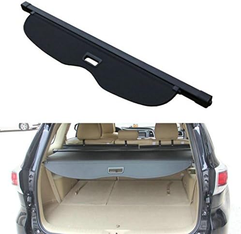 SunnyKun [Upgrade Version] Retractable Trunk Parcel Shelf Security Shield Cargo Luggage Security Cover For Jeep Grand Cherokee 2011 2012 2013 2014 2015 2016 2017 2018 (Not Fit Jeep Cherokee) (Black)