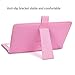 Yuntab 10.1 Inch Universal Android Tablet Keyboard Case-Fantastic USB Keyboard and Premium PU Leather Case Stand Cover (Pink)