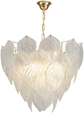 Boyishengshi Chandelier Ceiling Light Postmodern Personality Artistic Atmosphere Extravagant Scandinavian Gold Crystal Lighting for Living Room/Bedroom/Corridor/Aisle Chandelier,60x45cm