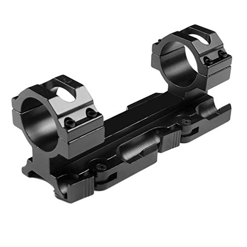 MIZUGIWA Scope Mount 30mm 1" Ring Quick Release Cantilever Heavy Duty Rifle Scope Mount Picatinny Rail QD Auto Lock
