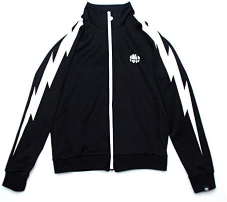 Sakun O-THUNDER TOP1.0 Lightning Print Track Top Long Sleeve Full Zip-up Jacket