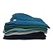 Boys/Toddler 6 Pack Athletic Performance Long Sleeve Undershirt Tops/Base Layer Cotton Stretch Shirts (6 Pack- Evergreen/Blue/Arctic/Black/Grey/Navy, 7)thumb 1