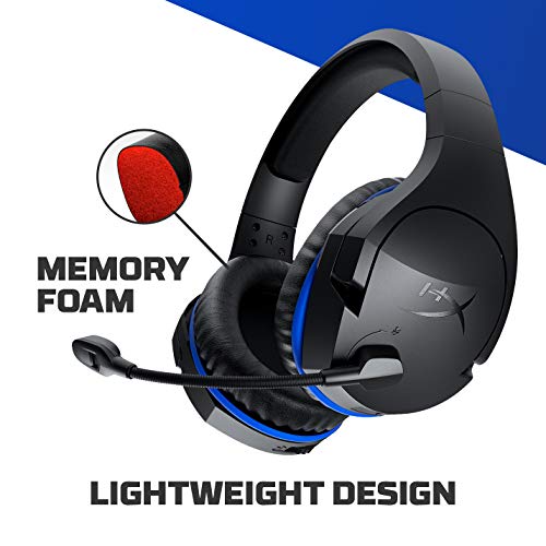 HyperX Cloud Stinger Wireless - Gaming Headset with Long Lasting Battery up to 17 Hours of Use, Immersive In-Game Audio, Noise Cancelling Microphone, Comfortable Memory Foam, and Designed for PS4