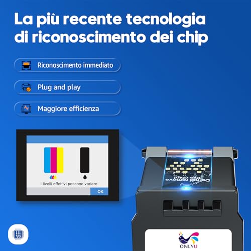 ONLYU 575XL 576XL Cartuccia d'inchiostro Compatibile Cartucce PG575XL CL576XL per Canon PIXMA TS3750i TR4755i TS3550i TS3551i TS3751i TS3752i TR4750i TR4751i TR4756i (Nero , Tri-Colore)