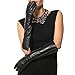 Suntasty Ladies Lambskin Genuine Long Leather Glove For Women Black