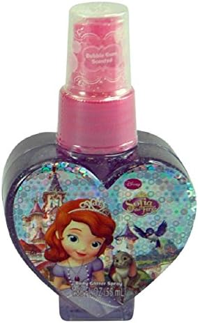 Disney Sofia the First Bubble Gum Scented Body Glitter Spray