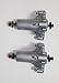 2 Heavy Duty Spindle Assemblies - Compatible With: 130794, 532130794. Thicker Cast Metal Than FSP Includes Hardware (mounting Bolts, Blade Bolts, Pulley nut, Pulley Spacer) primary