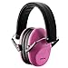 Mpow 068 Kids Ear Protection, NRR 25dB Noise Reduction Ear Muffs, Toddler Ear Protection, Protective Earmuffs for Shooting Range Hunting Season, for Toddlers Kids Children Teens-Great Pink