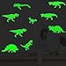 FLY SPRAY Large Size 9pcs Creative Luminous Wall Decorative Dinosaur Sticker Glow in The Dark Light Decor Removable Vinyl Decals Mural Baby Nursery Room