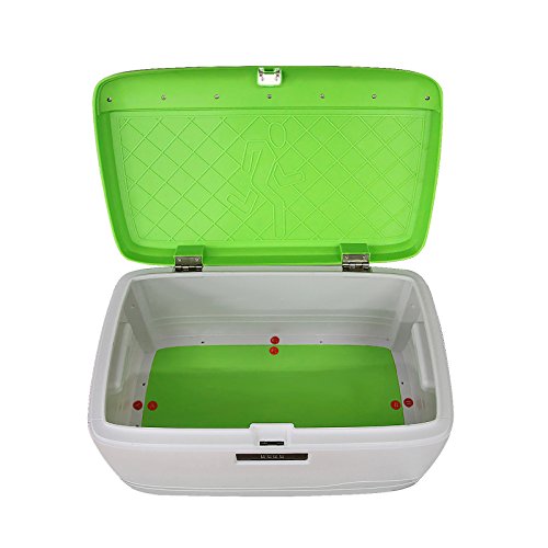 heneng Locking Combination Medicine Box Child Proof Storage Container, Size 17.5 x 10.4 x 9.6 Inch, 34-Quart/32L Need Assembled
