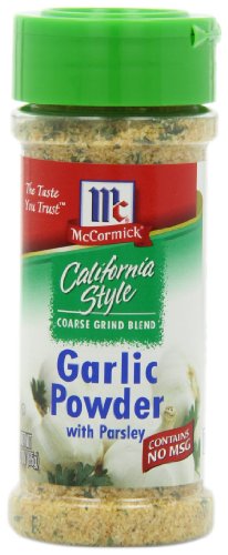 McCormick California Style Coarse Ground Blend Garlic Powder with Parsley, 3 Ounce