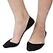CAcB sox 3 pairs Women's Lowest Cut Liner Socks w/Forefoot Cushion & Silicone Heel,3 pairs