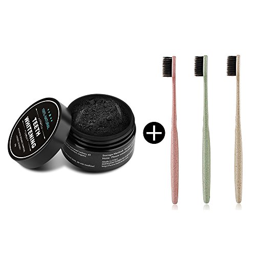 Ms.dear bamboo activated charcoal powder natural & organic te…