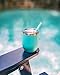 K&C Creations Stainless Steel Stemless Glass with Lid and Straw-Unbreakable Shatterproof Adult Sippy Cup Wine Tumbler Vacuum Insulated Portable for Out, 5.4 x 3.9 x 3.9 inches, Mint