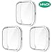 Compatible for Fitbit Versa 2 Case, 3 Pack Full Body Cover Soft TPU Screen Protector Case Anti-Scratch Protective Case for Fitbit Versa 2 Smartwatch
