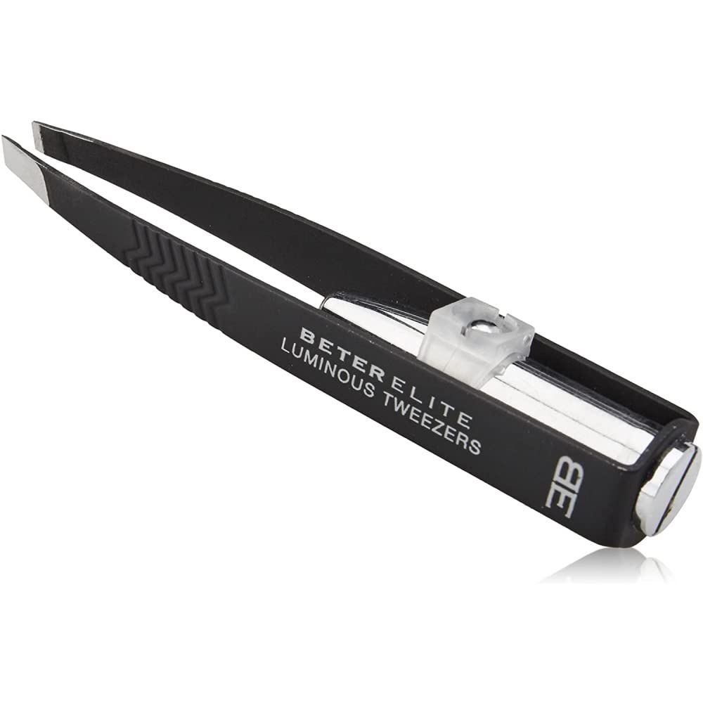 Elite tweezers, oblique with light.