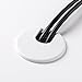 10 Pack 2 Inch White Desk Grommet for Wires Cords-Plastic