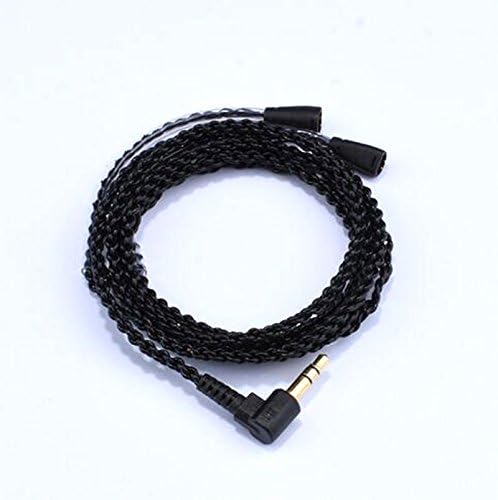 MiCity Replacement Cable For Sennheiser IE8 IE80 IE8I IE80S Headphones (black)