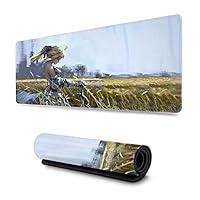 Extended Gaming Mouse Pad,Premium Textured Mouse Mat,Computer Mouse Pad,Waterproof Non-Slip Rubber(Wlop Ghost Blade)-Angel Princess