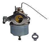 Dosens 631918 Carburetor Replacement for Tecumseh Carb HS40 4HP HS50 5HP Engine Lawn Mower with Gasket