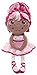 Flip Zee Girls Zabrina Ballerina Sweet and Cuddly 2-in-1 Plush Doll