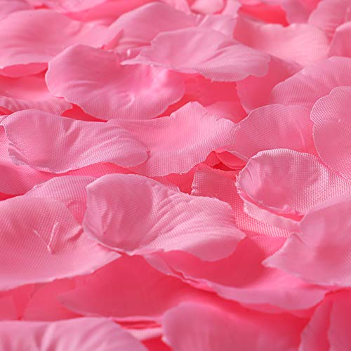APICCRED 2000 PCS Artificial Silk Flower Rose Petals for Bridal Wedding