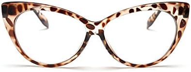 Coolsunny Super Cat Eye Glasses Vintage Inspired Mod Fashion Clear Lens Eyewear CS08781 (Tortoise, 67)