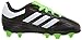 adidas Performance Kids' Goletto VI FG J Soccer Shoe, Black/White/Sgreen, 9.5 Medium US Little Kid