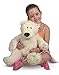 Melissa & Doug Big Roscoe Bear Stuffed Animal - Vanilla