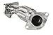 DC Sports STU4301B Subaru Impreza WRX/STI Polished Stainless Steel Race-Up Exhaust Pipe with Flex Joint