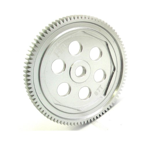 Hot Racing SCT887H Hard Anodized Aluminum Spur Gear (87t 48p) - Assoc