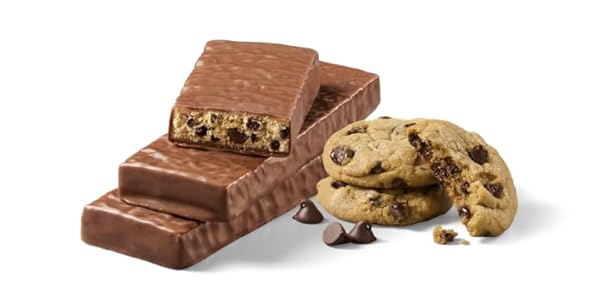 THINK! PROTEIN BARS WITH CHICORY ROOT FOR FIBER, DIGESTIVE SUPPORT, GLUTEN FREE WITH WHEY PROTEIN ISOLATE, CHOCOLATE CHIP, SNACK BARS WITHOUT ARTIFICIAL SWEETENERS, 1.4 OZ (10 COUNT)
