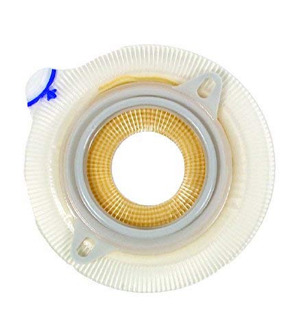 Colostomy Barrier Assura Large Flange Blue Code Synthetic Resin Cut-to-fit, 3/8 to 2-1/8