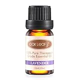 Lavender Essential Oil, Oak Leaf 100% Pure Therapeutic Grade Aromatherapy Essential Oils Scented Oil, 10mL