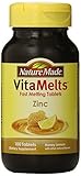 Nature Made Vitamelts Zinc Tablets, Honey Lemon, 100 Count