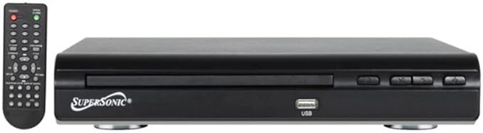 Supersonic SC25 All Region DVD Player with USB Input and Remote Control