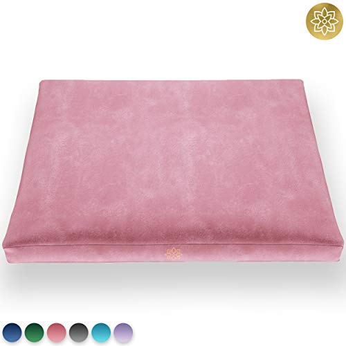 Mindful and Modern Velvet Zabuton (Blush Pink)