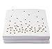 ALINK 50 Cocktail Napkins with Sparkly Gold Foil Dots, Disposable Paper Party Beverage Dessert Napkins for Birthday, Wedding, Baby/Bridal Shower, Christmas