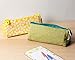 Pencil Bags- Set of 3 Pencil Pouch Organizers for Home and Office, Ideal for Students, Travel Cosmetic Makeup Bag for Women, Flower Designs, 7.25 x 2.75 x 3 Inches