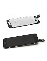 visualización táctil digitalizador de repuesto   ibaye 2018 nuevo diseño para iphone 6 Plus Lente de vidrio con botón de inicio y Cámara Montaje de repuesto (5,5) pulgada con herramientas