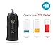 Quick Charge 2.0 USB Car Charger, [Qualcomm Certified] JOTO mini Turbo Rapid USB Car Charger (QC 2.0 mini USB Car Charger) for iPhone, iPad Apple and Android devices (Black)