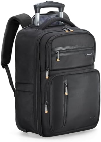 Amazon.com: Rockland Single Handle Laptop Rolling Backpack, 19", Black :  Sports & Outdoors