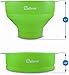 The Original Salbree Microwave Popcorn Popper, Silicone Popcorn Maker, Collapsible Microwavable Bowl - Hot Air Popper - No Oil Required - The Most Colors Available (Green)