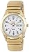 Seiko Men's SNE064 Gold Tone Solar White Dial Watch