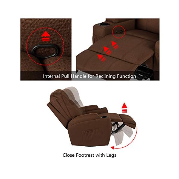 Esright Massage Recliner Chair The Home Kitchen Store